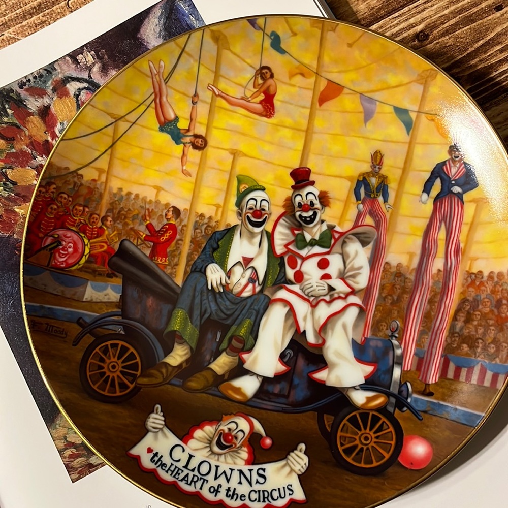 🐘🤡🐘•Heart of Circus•🤡🐘🤡•🎪Single Plate🎪